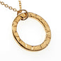Infinity Gold-dipped Pendant Necklace on Adjustable Fiber Cord