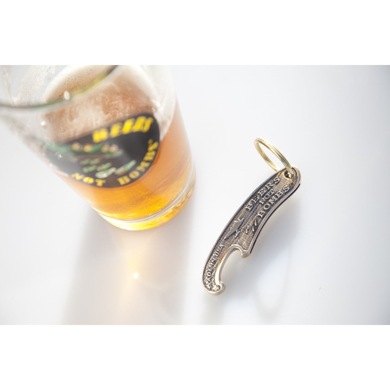 Beers Not Bombs The Wall Mount Bottle Opener - From War to Peace